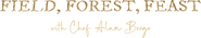 Logo of Field, Forest, Feast image size 4183x800