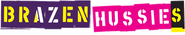 Logo of Brazen Hussies image size 482x91