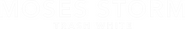Logo of Moses Storm: Trash White image size 1945x308