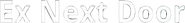 Logo of Ex Next Door image size 583x71