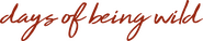 Logo of Days of Being Wild image size 4295x890