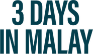 Logo of 3 Days in Malay image size 507x292
