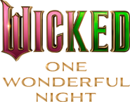 Logo of Wicked: One Wonderful Night image size 1234x970
