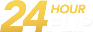 Logo of 24 Hour Flip image size 3721x1300