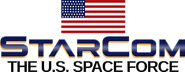 Logo of Starcom: The U.S. Space Force image size 2837x1097