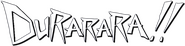 Logo of Durarara!! image size 792x199