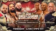 Backdrop of AEW WrestleDream 2025 image size 1920x1080