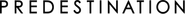 Logo of Predestination image size 2295x168