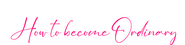 Logo of SHOSHIMIN: How to Become Ordinary image size 1200x289