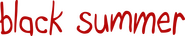 Logo of Black Summer image size 1116x216