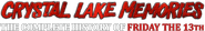 Logo of Crystal Lake Memories: The Complete History of Friday the 13th image size 786x117