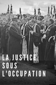 poster La justice sous l'Occupation