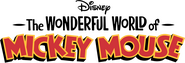 Logo of The Wonderful World of Mickey Mouse image size 3815x1300