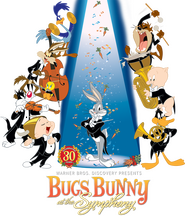 Logo of Bugs Bunny at the Symphony image size 700x817