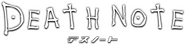 Logo of Death Note image size 789x187