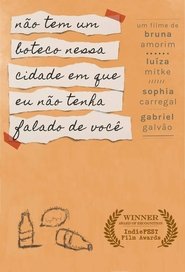 poster Não tem um Boteco nessa cidade em que eu não tenha falado de você