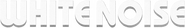 Logo of White Noise image size 1278x193