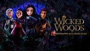 Backdrop of Wicked Woods: A Descendants Halloween Story image size 3840x2160