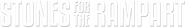Logo of Stones for the Rampart image size 1275x186