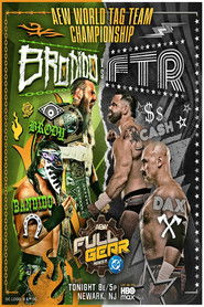 Poster of AEW Full Gear 2025 image size 900x1350