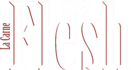 Logo of The Flesh image size 589x317