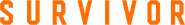 Logo of Survivor image size 1275x174