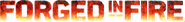 Logo of Forged in Fire image size 2057x247