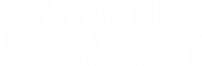 Logo of King of the Apocalypse image size 708x233
