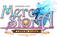Logo of Merc Storia: The Apathetic Boy and the Girl in a Bottle image size 447x290