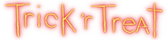Logo of Trick 'r Treat image size 1586x390