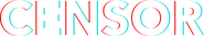 Logo of Censor image size 1490x266