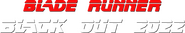 Logo of Blade Runner: Black Out 2022 image size 782x138