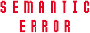 Logo of Semantic Error image size 3609x1321