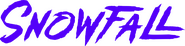 Logo of Snowfall image size 4003x1005