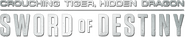 Logo of Crouching Tiger, Hidden Dragon: Sword of Destiny image size 785x158