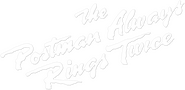 Logo of The Postman Always Rings Twice image size 2524x1232
