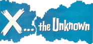 Logo of X: The Unknown image size 2962x1424