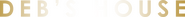 Logo of Deb's House image size 4319x408