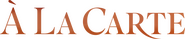 Logo of Á La Carte image size 4319x919