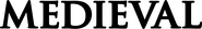 Logo of Medieval image size 4319x639