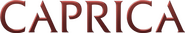 Logo of Caprica image size 1121x199