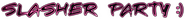 Logo of Slasher Party image size 794x83