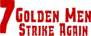 Logo of Seven Golden Men Strike Again image size 886x355