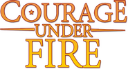 Logo of Courage Under Fire image size 554x299