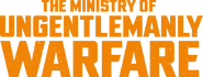 Logo of The Ministry of Ungentlemanly Warfare image size 3344x1266