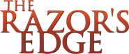 Logo of The Razor's Edge image size 593x250