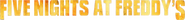 Logo of Five Nights at Freddy's image size 822x89