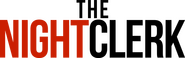 Logo of The Night Clerk image size 4171x1298