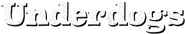 Logo of Underdogs image size 1276x232
