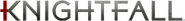 Logo of Knightfall image size 1276x143